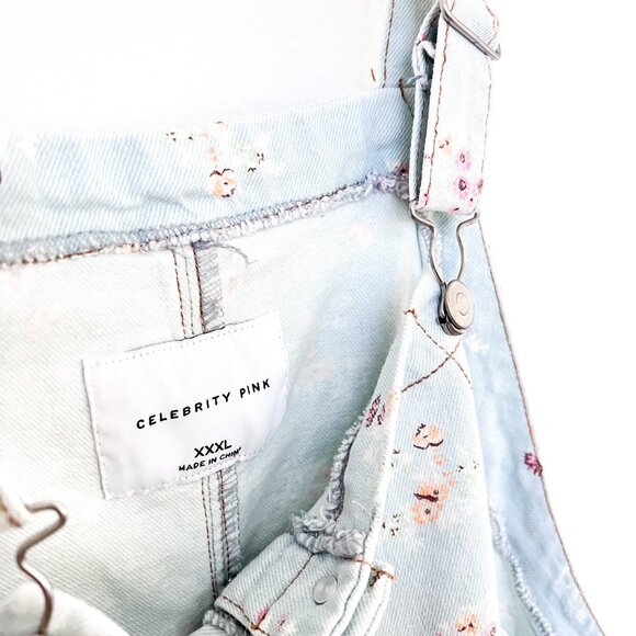 NWT Celebrity Pink women's pinafore button down dress // size 3XL - Picture 6 of 6